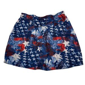 Sparkle Skirts Ladies XL Tennis Golf Pickleball skort stretch pullon Patriotic